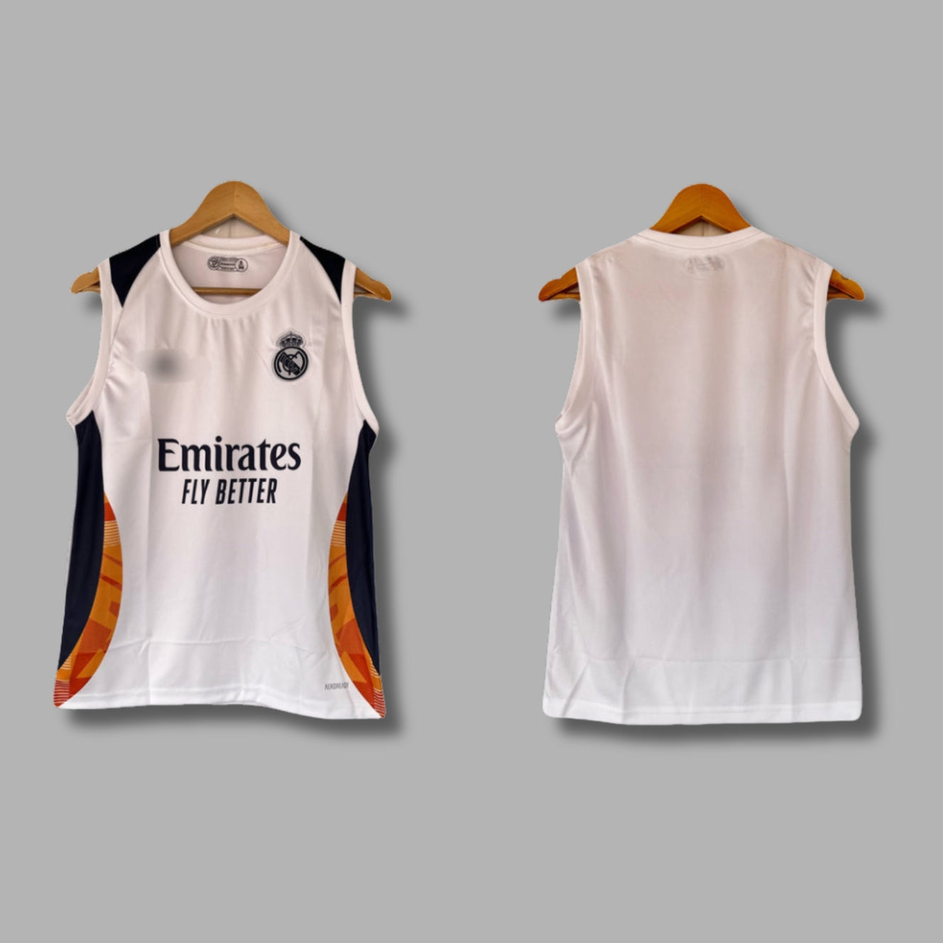 Real Madrid Plane Back Bib Embroidery | Jersey Kada