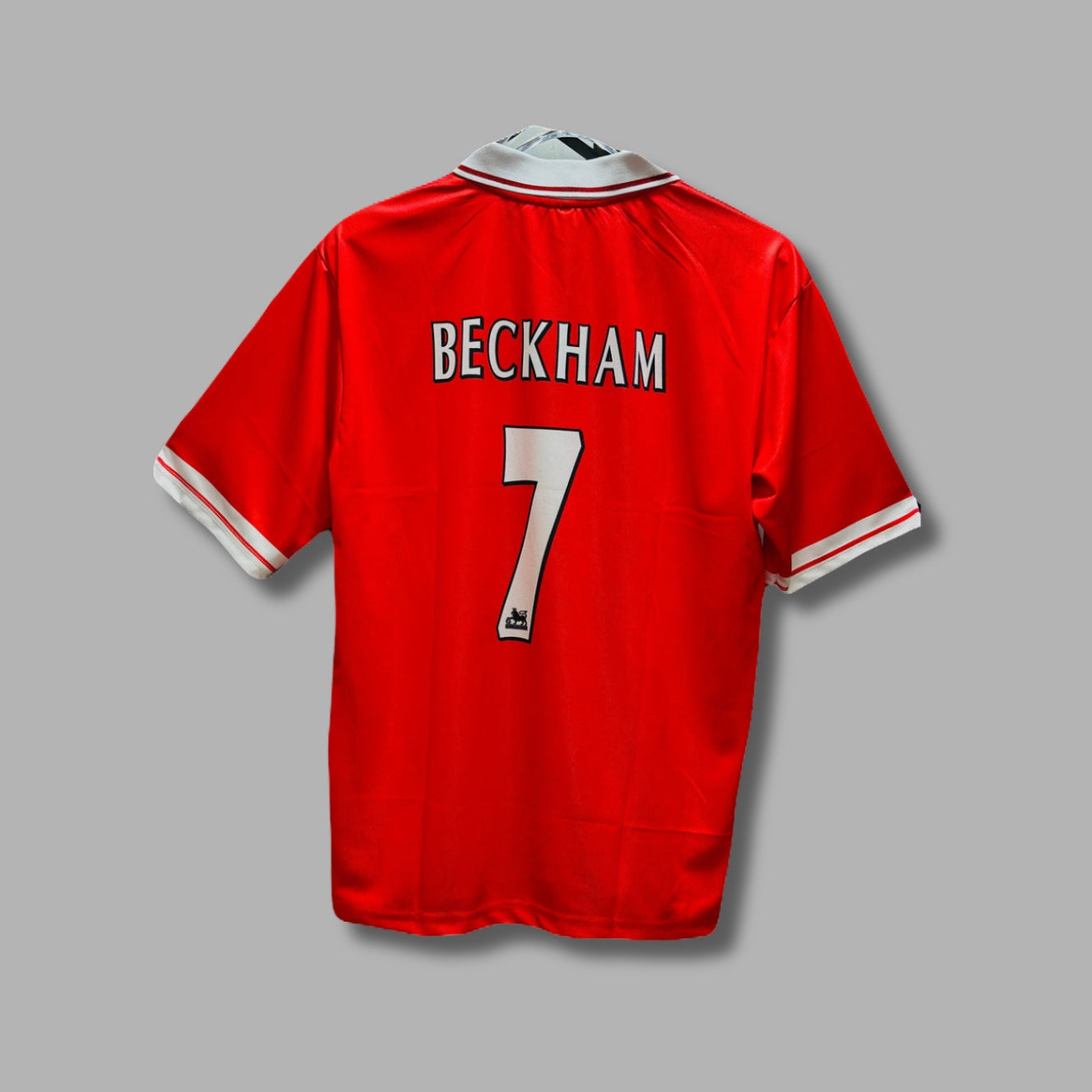 Man United Beckham Five Sleeve zip collar Sublimation Jersey P1179 | Jersey Kada