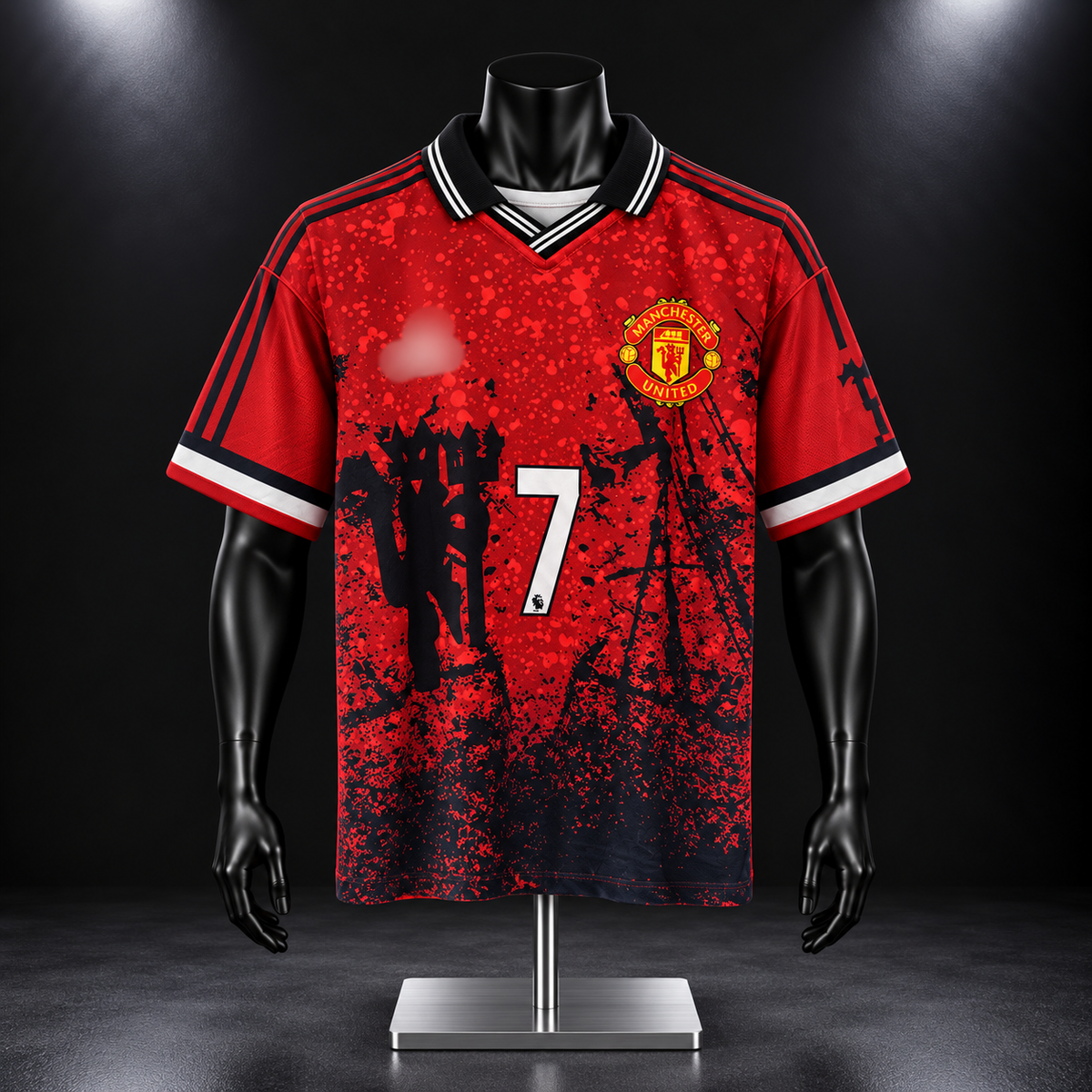 Ronaldo Manchester united Five Sleeve collar Sublimation Jersey | Jersey Kada