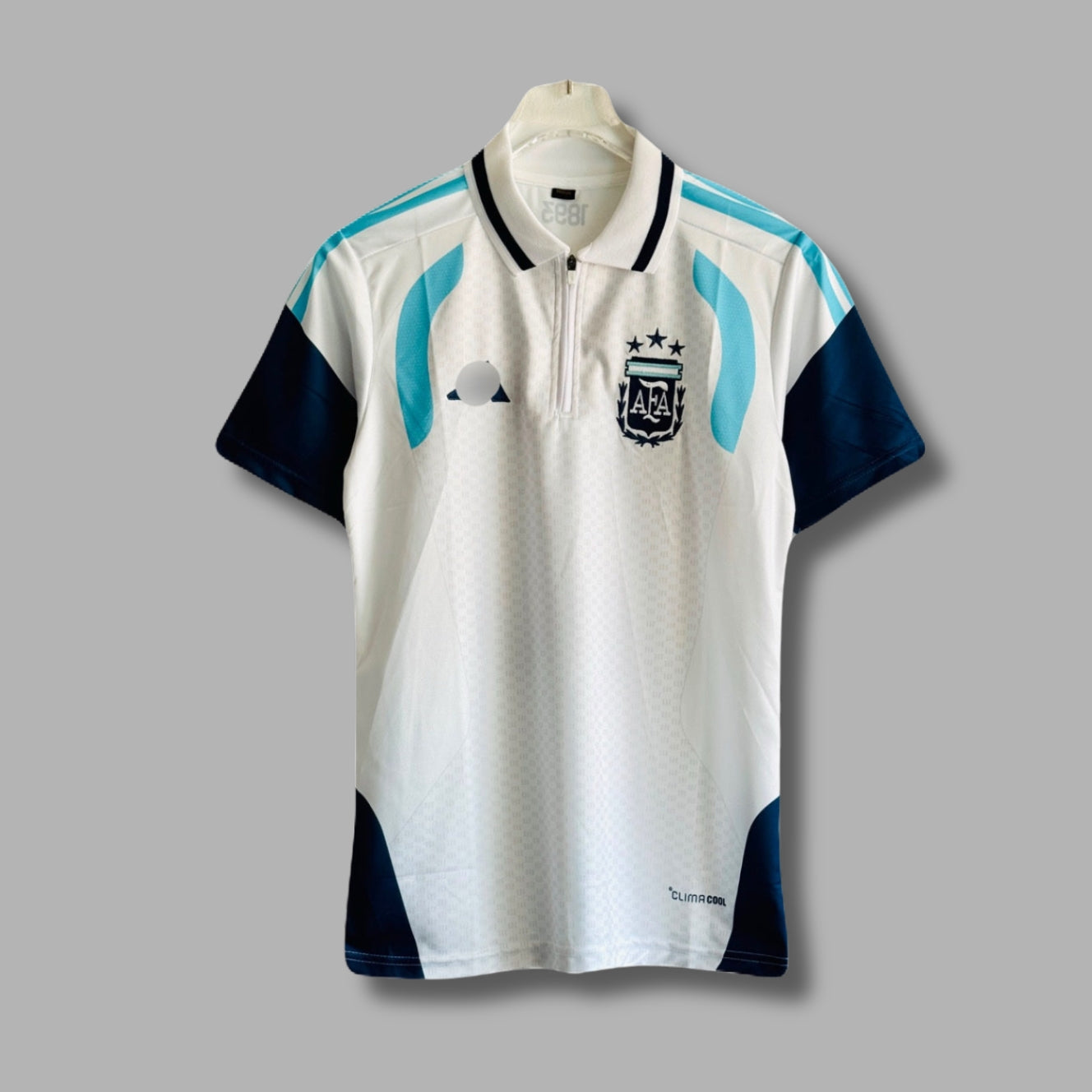 Argentina Training kit Messi Half Sleeve Collar Embroidery -P2009 | Jersey Kada