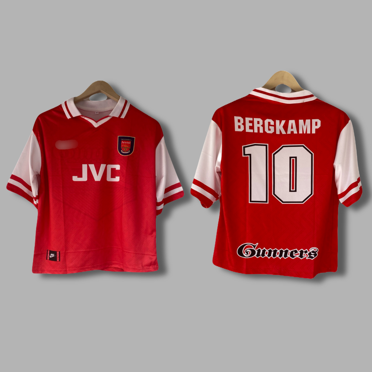 Bergkamp Arsenal Five  sleeve collar sublimation jersey - P2301 | Jersey Kada