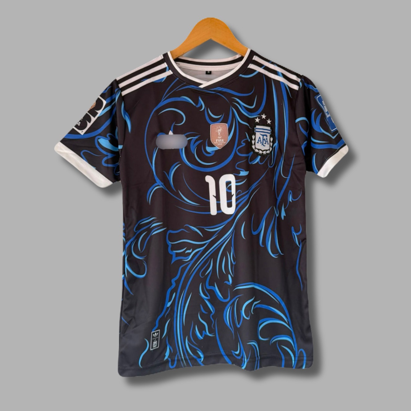Messi Argentina 2026 WorldCup Away Half Sleeve Embroidery- P2430 | Jersey Kada