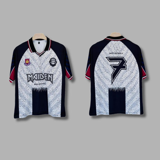 WestHam 'iron maiden' edition Collar Five Sleeve Collar Sublimation | Jersey Kada