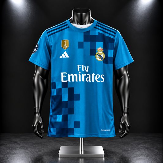 Real Madrid 2017/18 Third kit Ronaldo Half Sleeve Sublimation - P969 | Jersey Kada