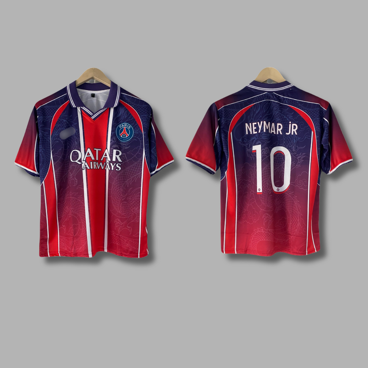 Neymar PSG kit Five sleeve Collar Sublimation - P2546 | Jersey Kada