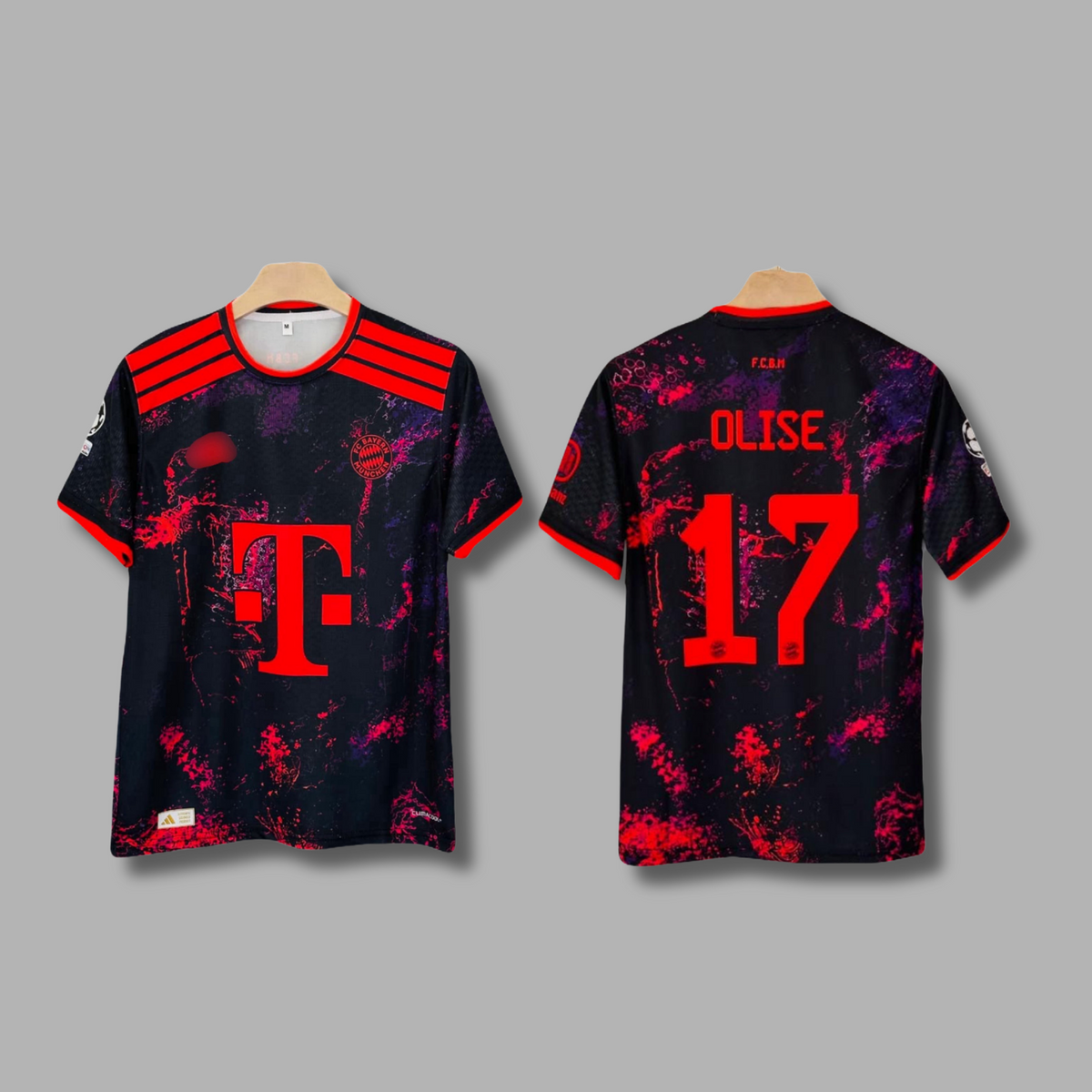 Olise Bayern Third 2026/27 Half Sleeve sublimation jersey - P2568 | Jersey Kada