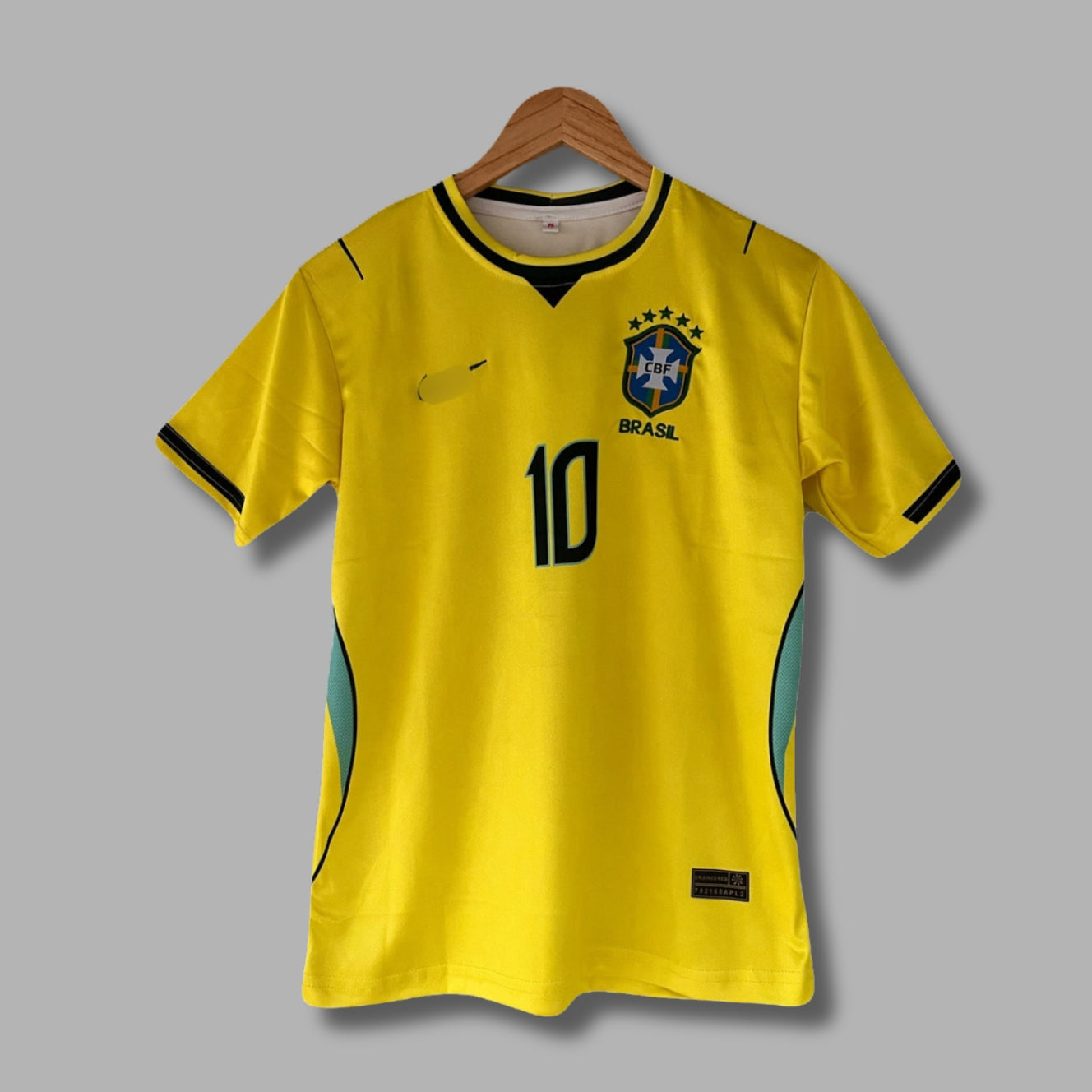 Brazil 2026 Worldcup Neymar JR Half Sleeve Embroidery -P2070 | Jersey Kada