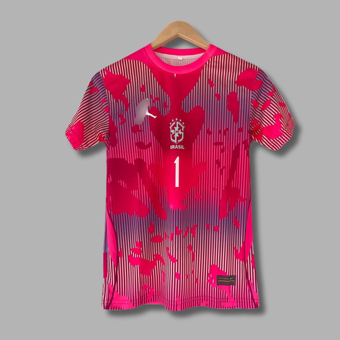 Brazil 2026 Worldcup Gk Alison Becker Away Half Sleeve Sublimation P1904 | Jersey Kada
