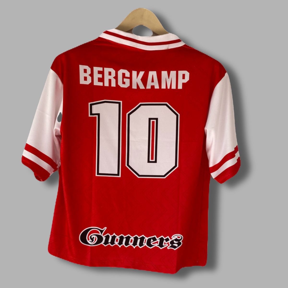 Bergkamp Arsenal Five  sleeve collar sublimation jersey - P2301 | Jersey Kada