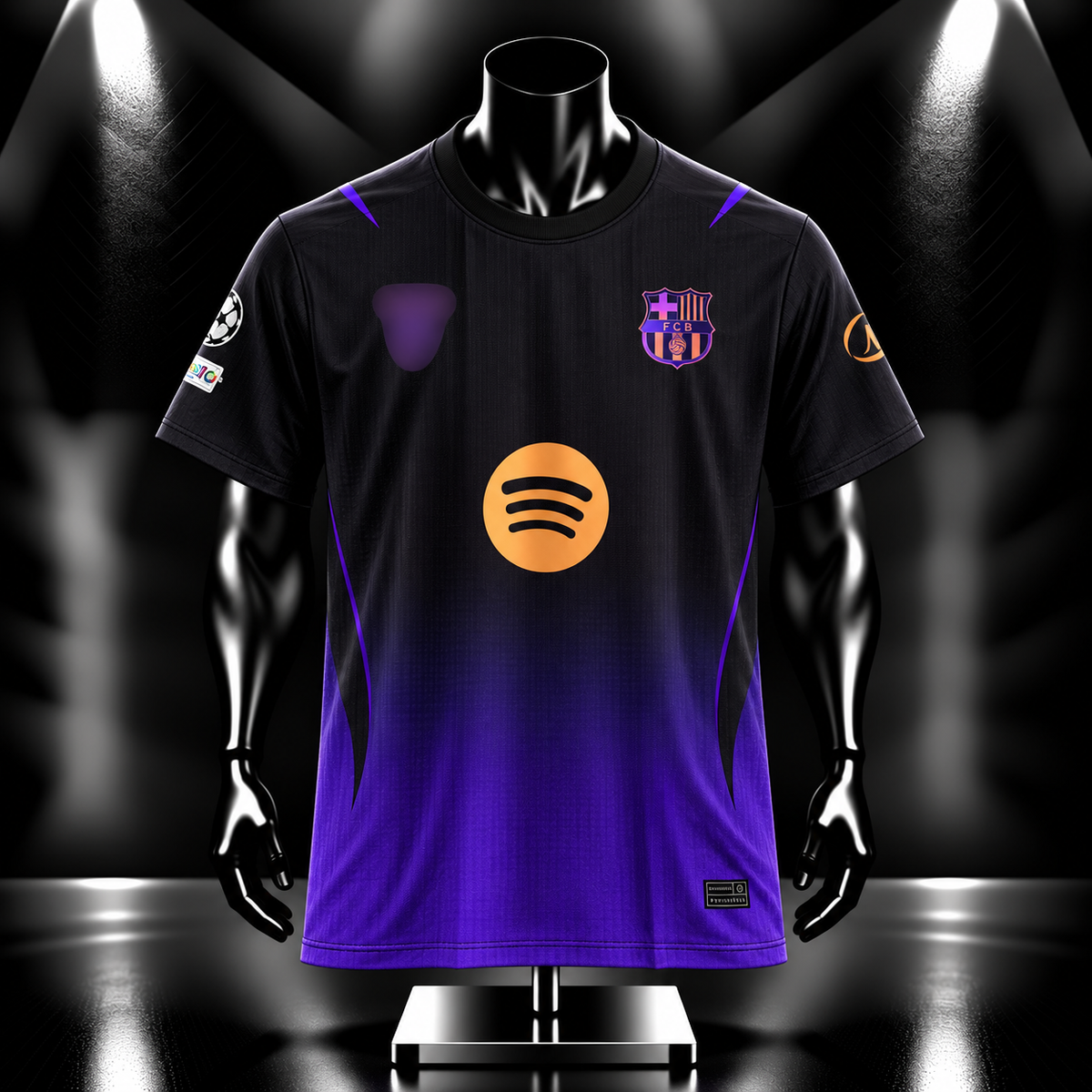 Yamal Barcelona 2026-27 Away kit Sublimation half sleeve - P2553 | Jersey Kada