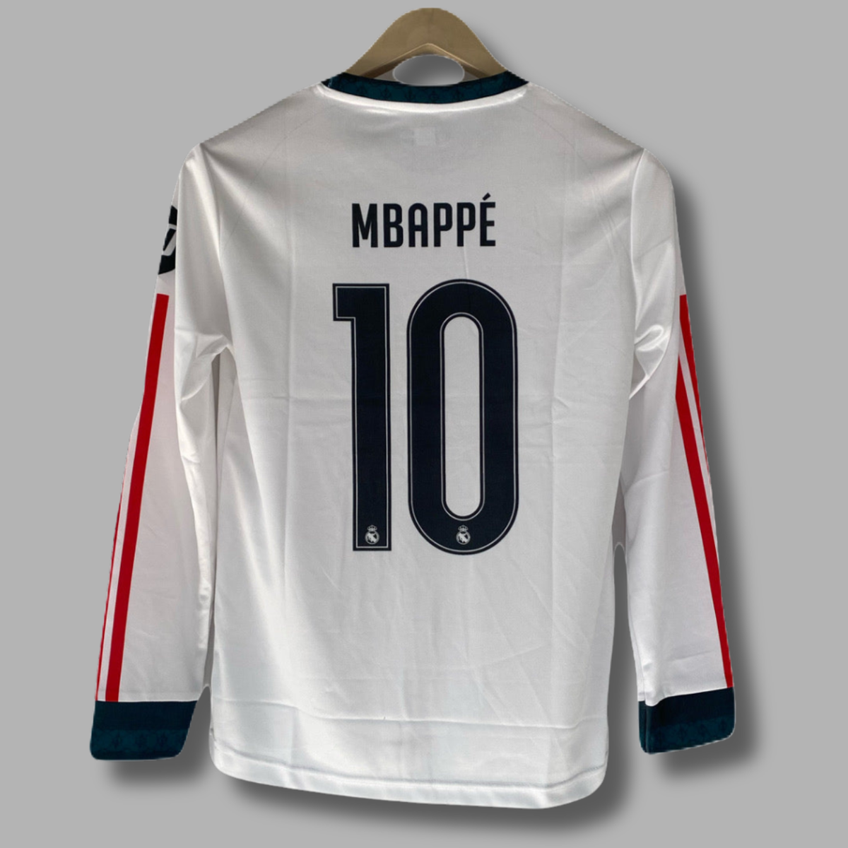Mbappe Real madrid 2026/27 home kit full sleeve embroidery - P2484 | Jersey Kada