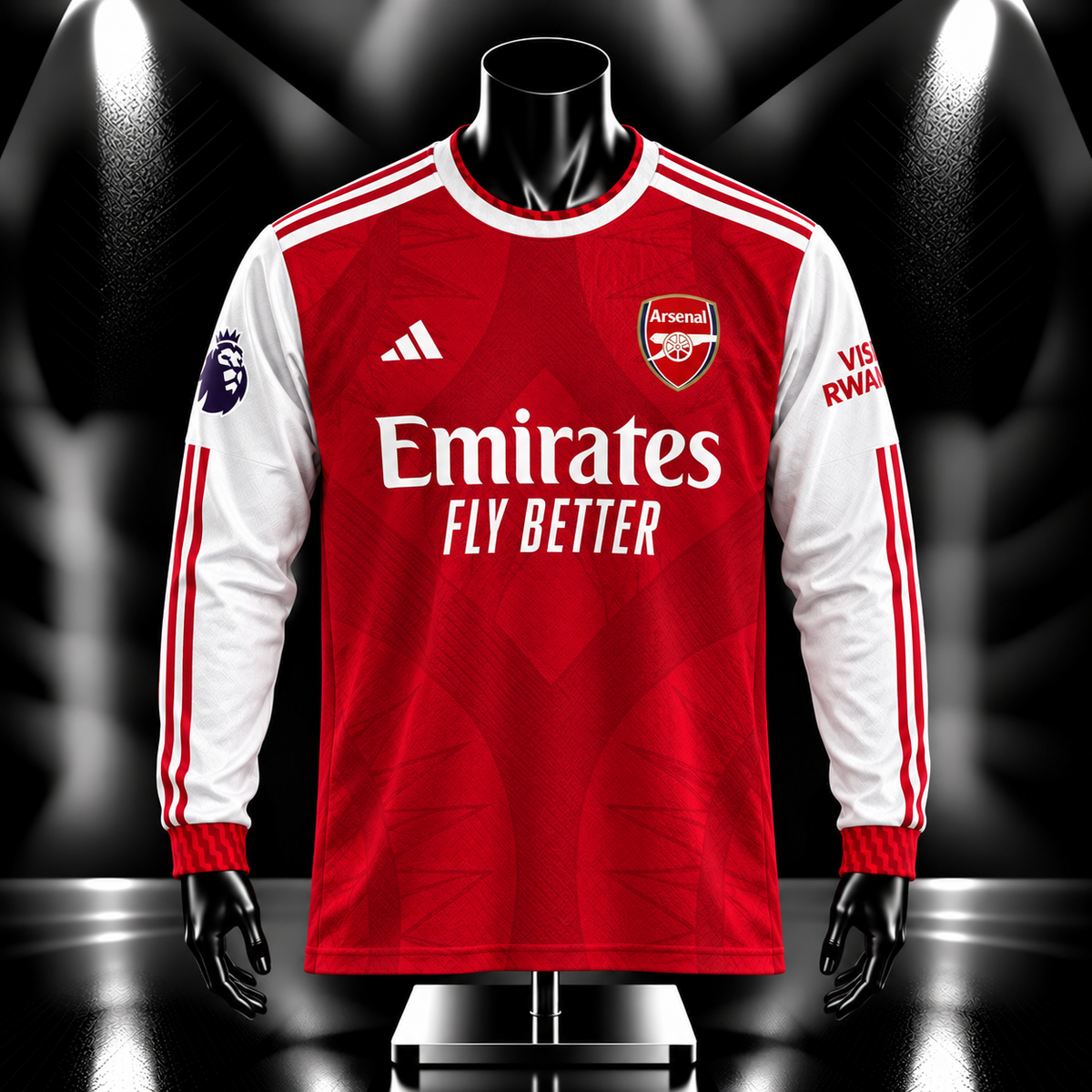 Odegaard Arsenal 2026-27 Home kit full sleeve sublimation Jersey -P2554 | Jersey Kada