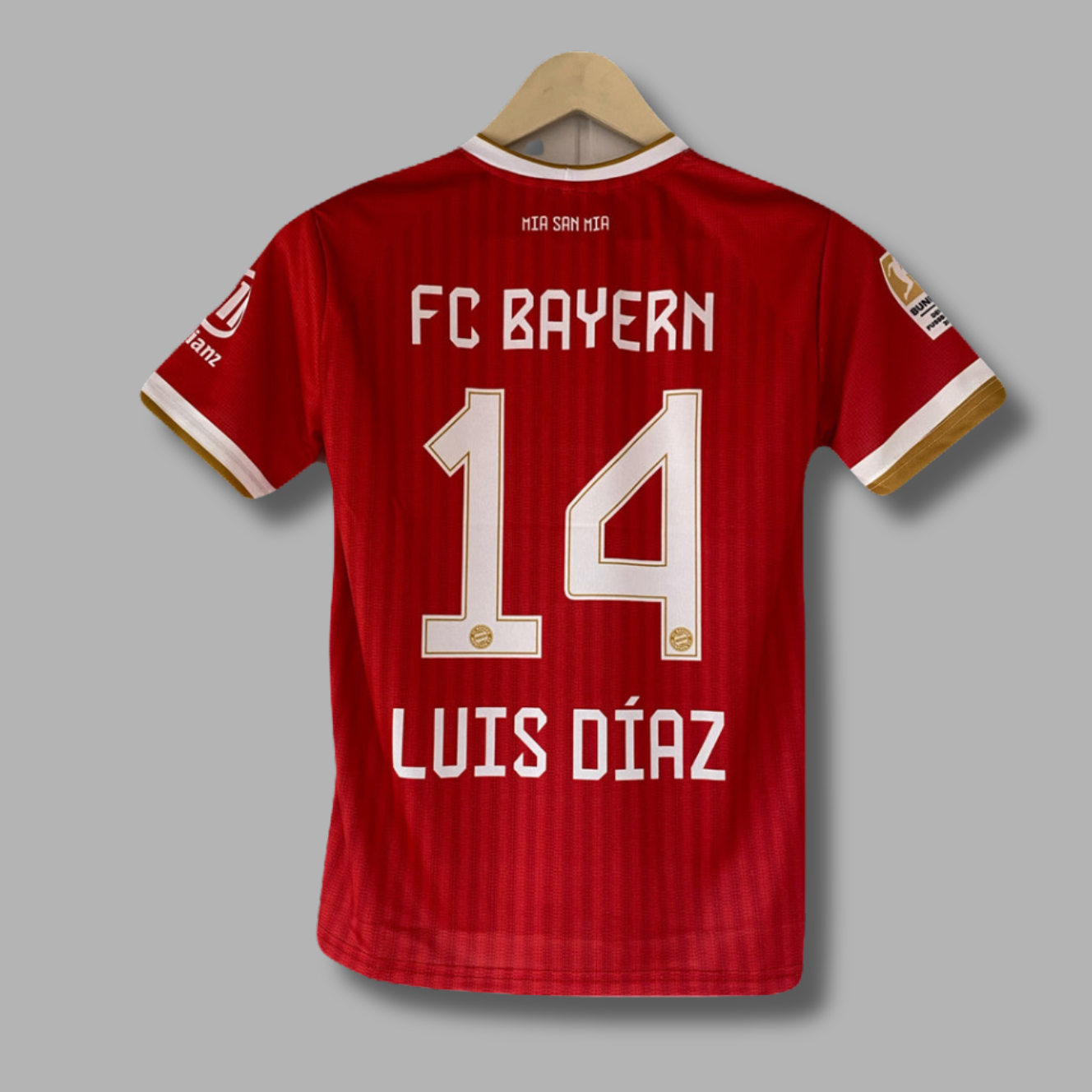 Luis Diaz Bayern Munich 2026/27 Home Kit Half Sleeve Sublimation -P2156 | Jersey Kada