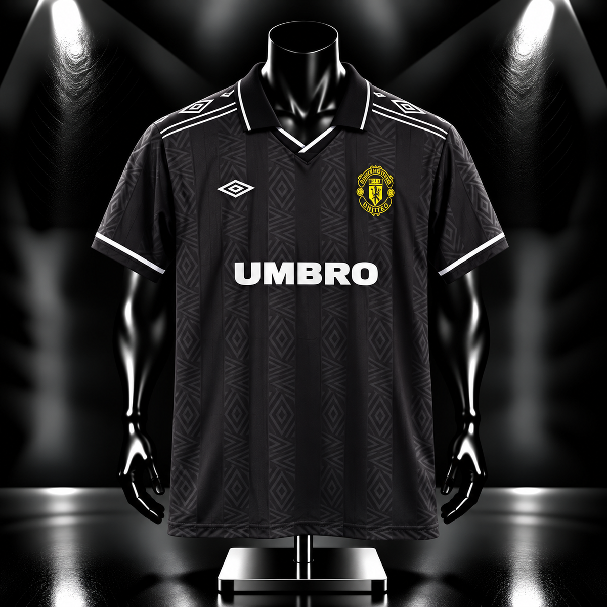 Beckham Manchester United Half Sleeve Collar Sublimation- P2213 | Jersey Kada