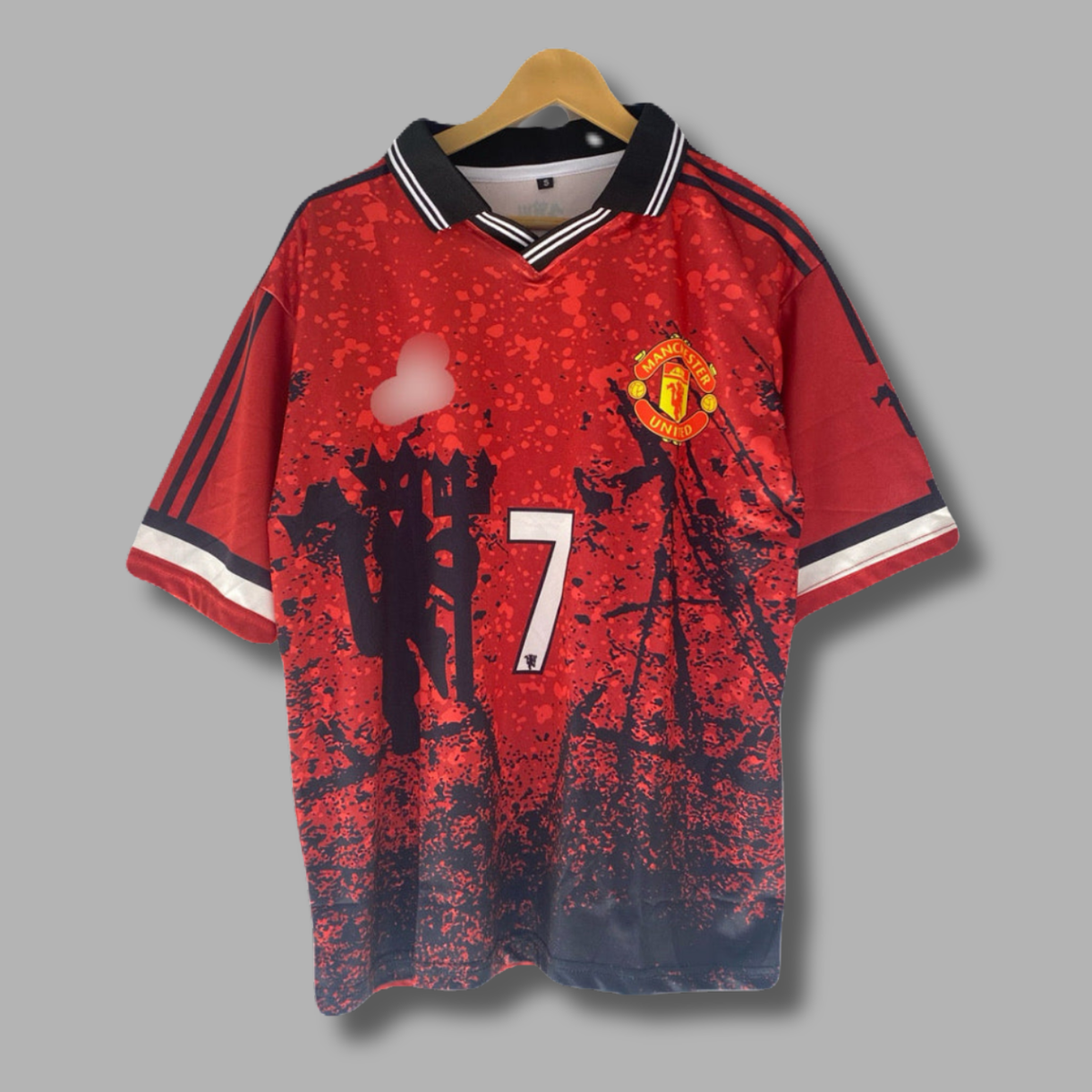 Ronaldo Manchester united Five Sleeve collar Sublimation Jersey | Jersey Kada