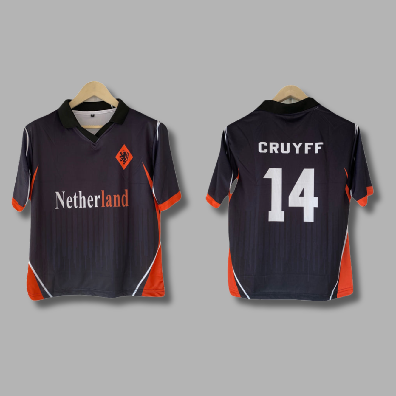 Cruyff Netherlands Five Sleeve Collar Sublimation- P2207 | Jersey Kada