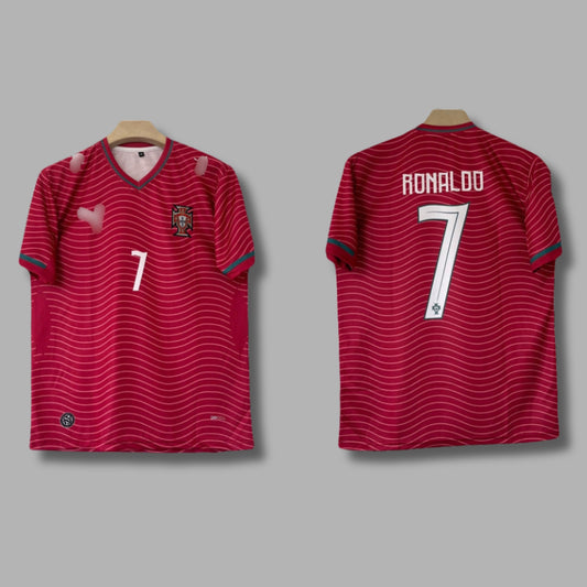 Portugal 2026 World Cup Home  Ronaldo Half Sleeve Embroidery P1766| Jersey Kada