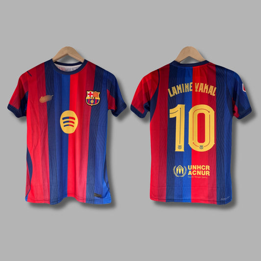 Barcelona 2026-27 Lamine Yamal Home Half Sleeve Sublimation -  P2110 | Jersey Kada
