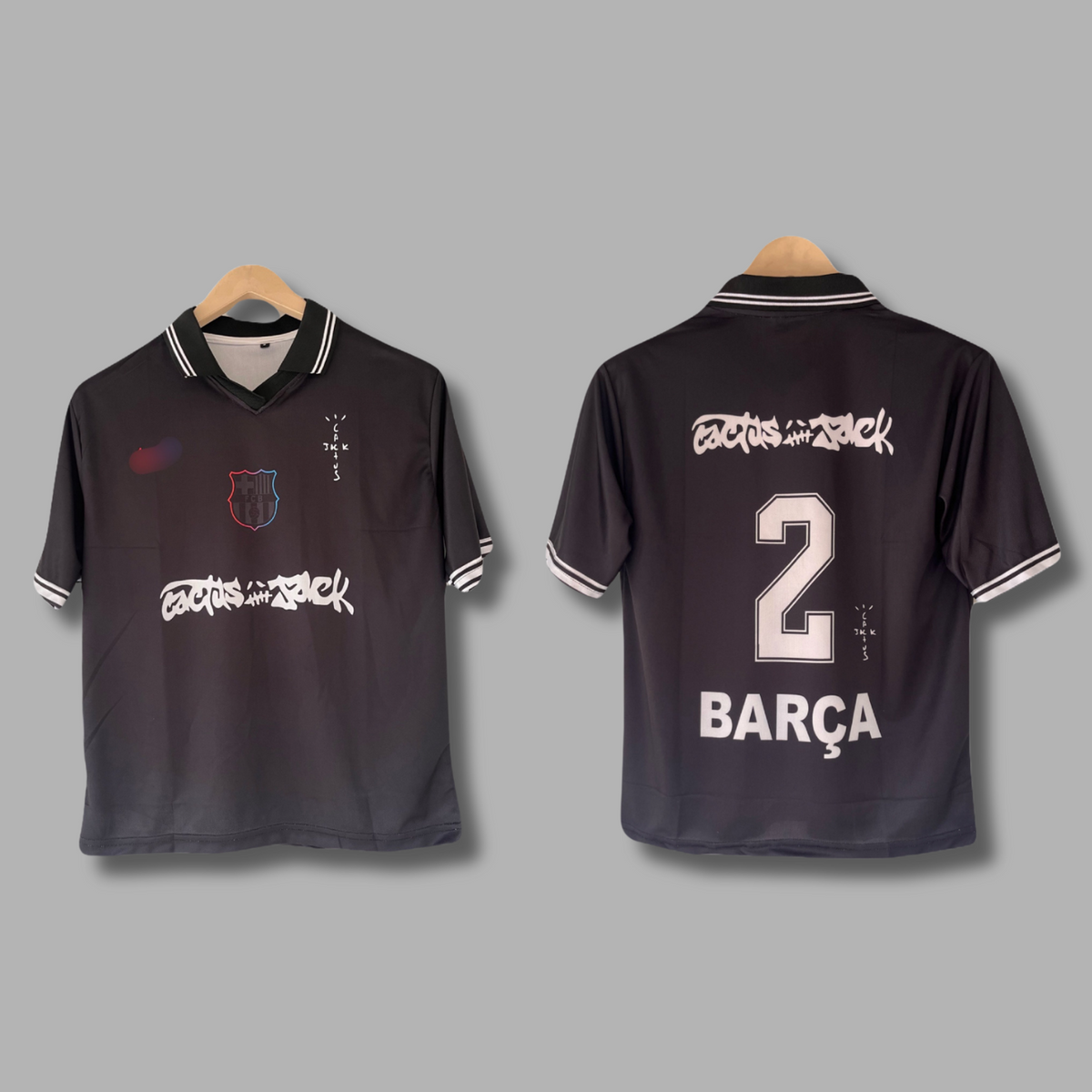 BARCELONA TRAVIS SCOTT EDITION COLLAR FIVE SLEEVE JERSEY - P2609| Jersey Kada