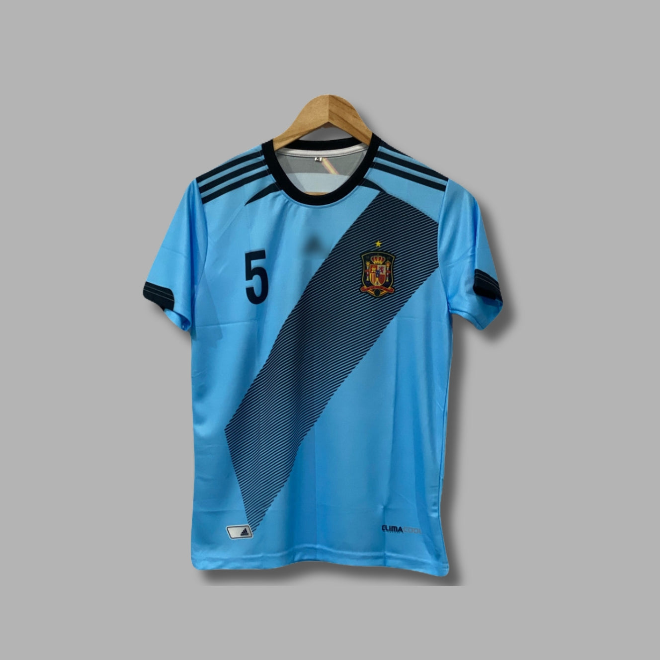 Spain 2012 Away kit Puyol Half sleeve Sublimation - P529-Jersey Kada