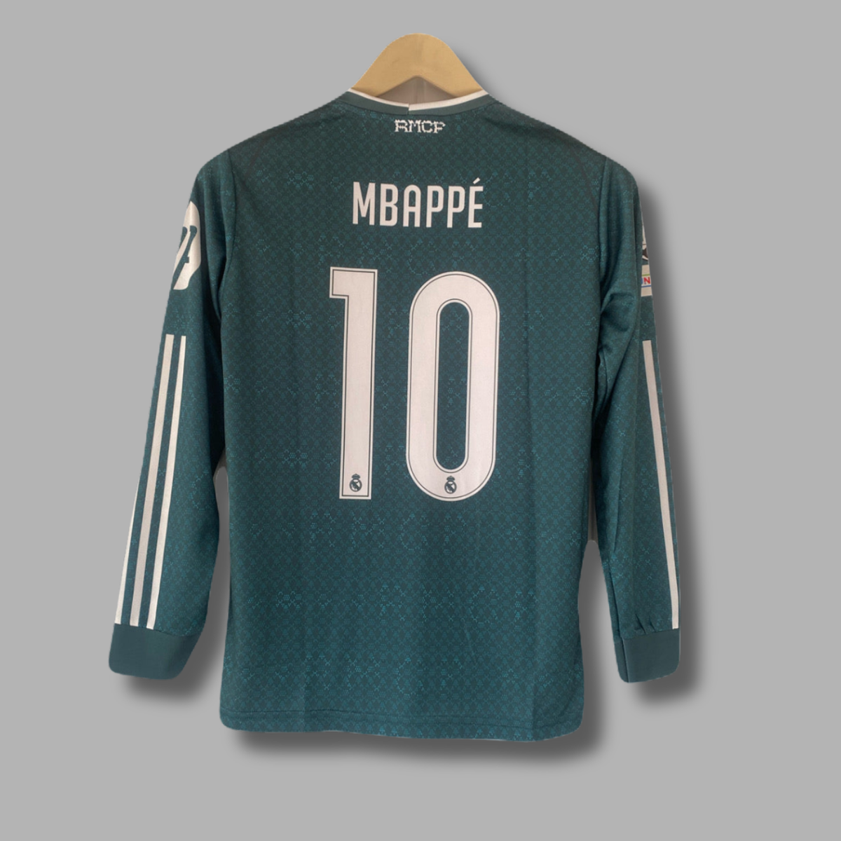 Mbappe Real madrid 2026/27 Away kit full sleeve embroidery - P2576 | Jersey Kada