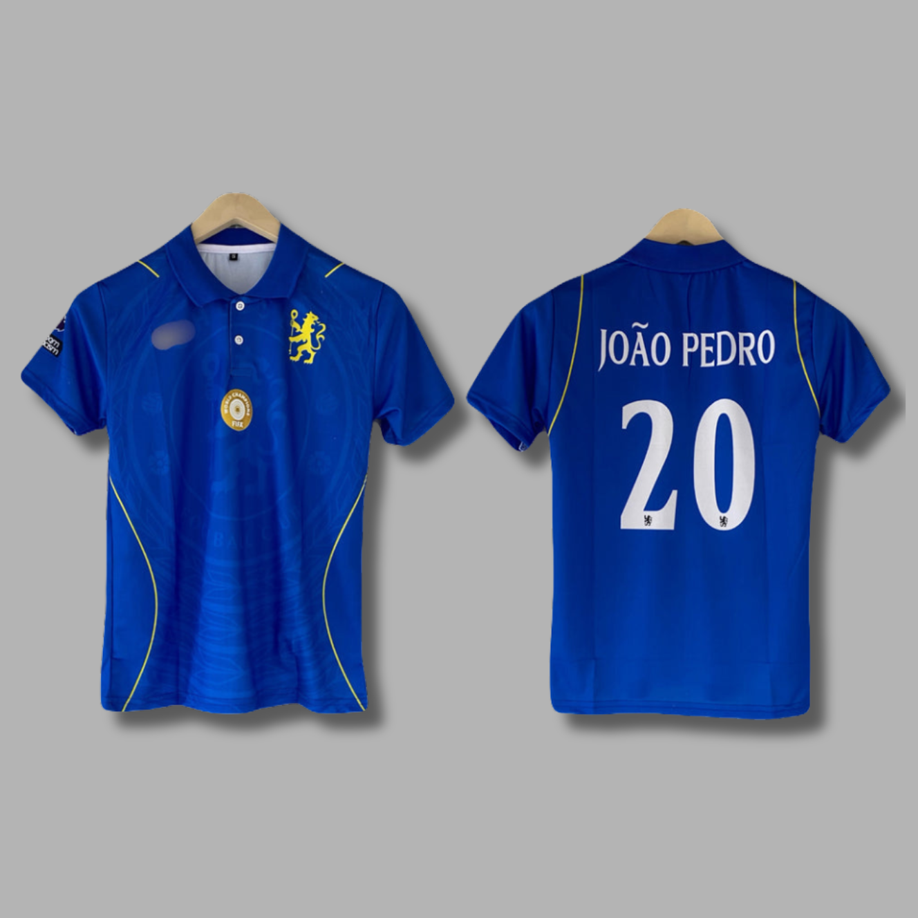 Joao Pedro Chelsea 2026/27 Home Half Sleeve Collar Sublimation- P2398 | Jersey Kada