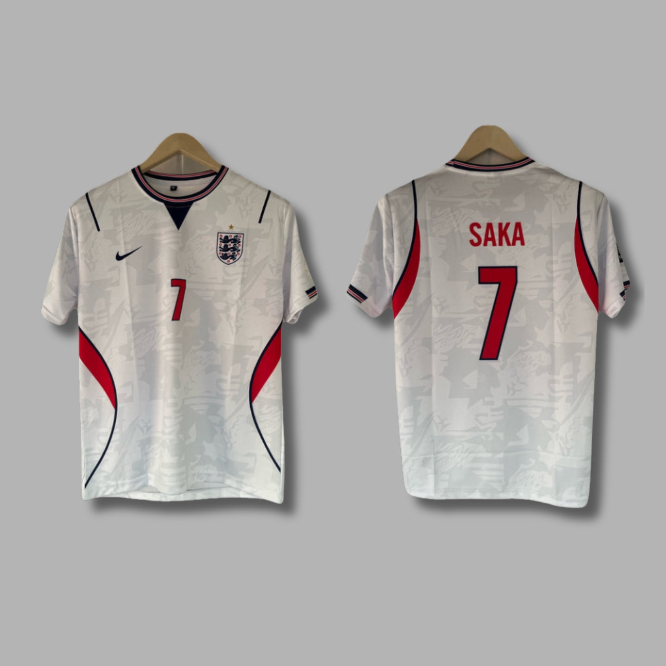 England 2026 World Cup Home Saka Half Sleeve Sublimation P1480 | Jersey Kada