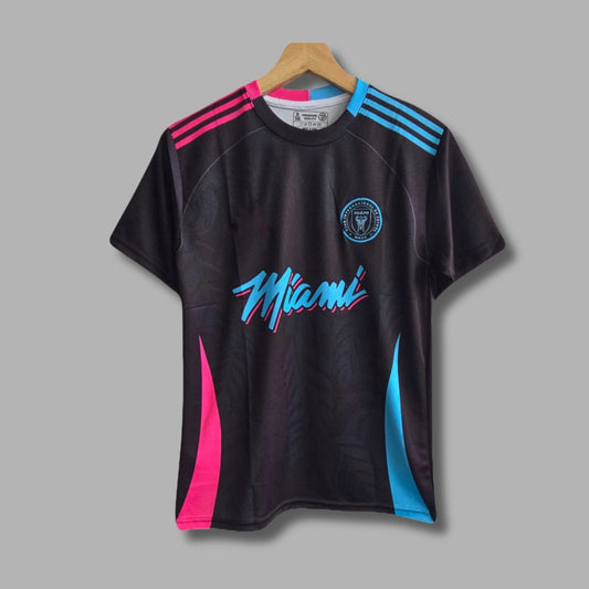 Inter Miami Vice Edition Messi Half Sleeve Embroidery P345 | Jersey Kada