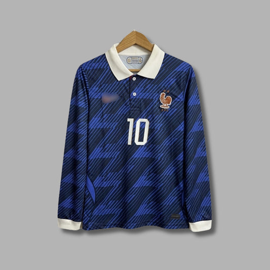 France Mbappe 2026 Worldcup Full Sleeve Collar Embroidery P1833| Jersey Kada
