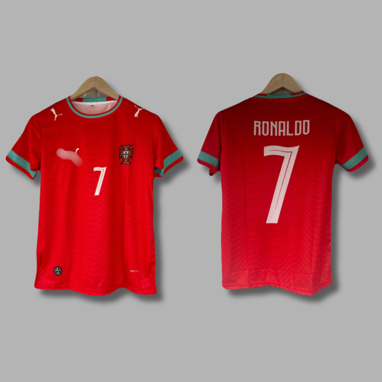 Portugal 2026 WorldCup Ronaldo  Home Half Sleeve Embroidery | Jersey Kada