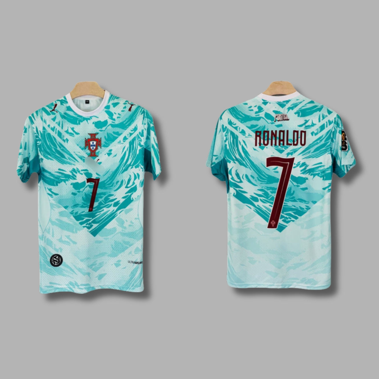 Portugal 2026 WorldCup Away Ronaldo Half Sleeve Sublimation | Jersey Kada