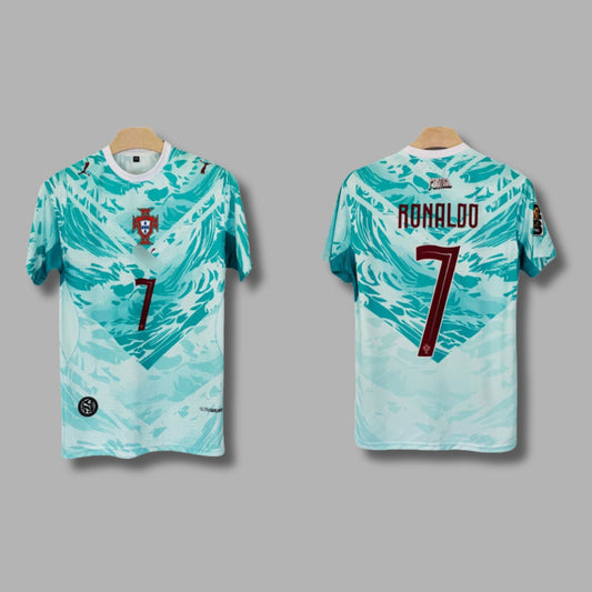 Portugal 2026 WorldCup Away Ronaldo Half Sleeve Sublimation | Jersey Kada