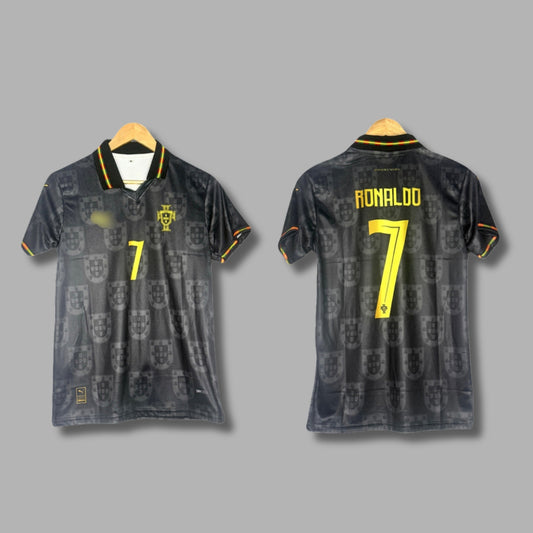 Portugal 2026 Third Kit Ronaldo Half Sleeve Collar Sublimation P335 | Jersey Kada