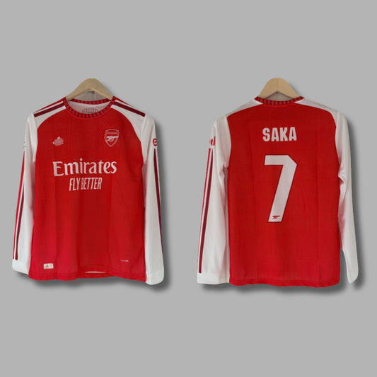 Arsenal 2026-27 Home Saka Full Sleeve Embroidery | Jersey Kada