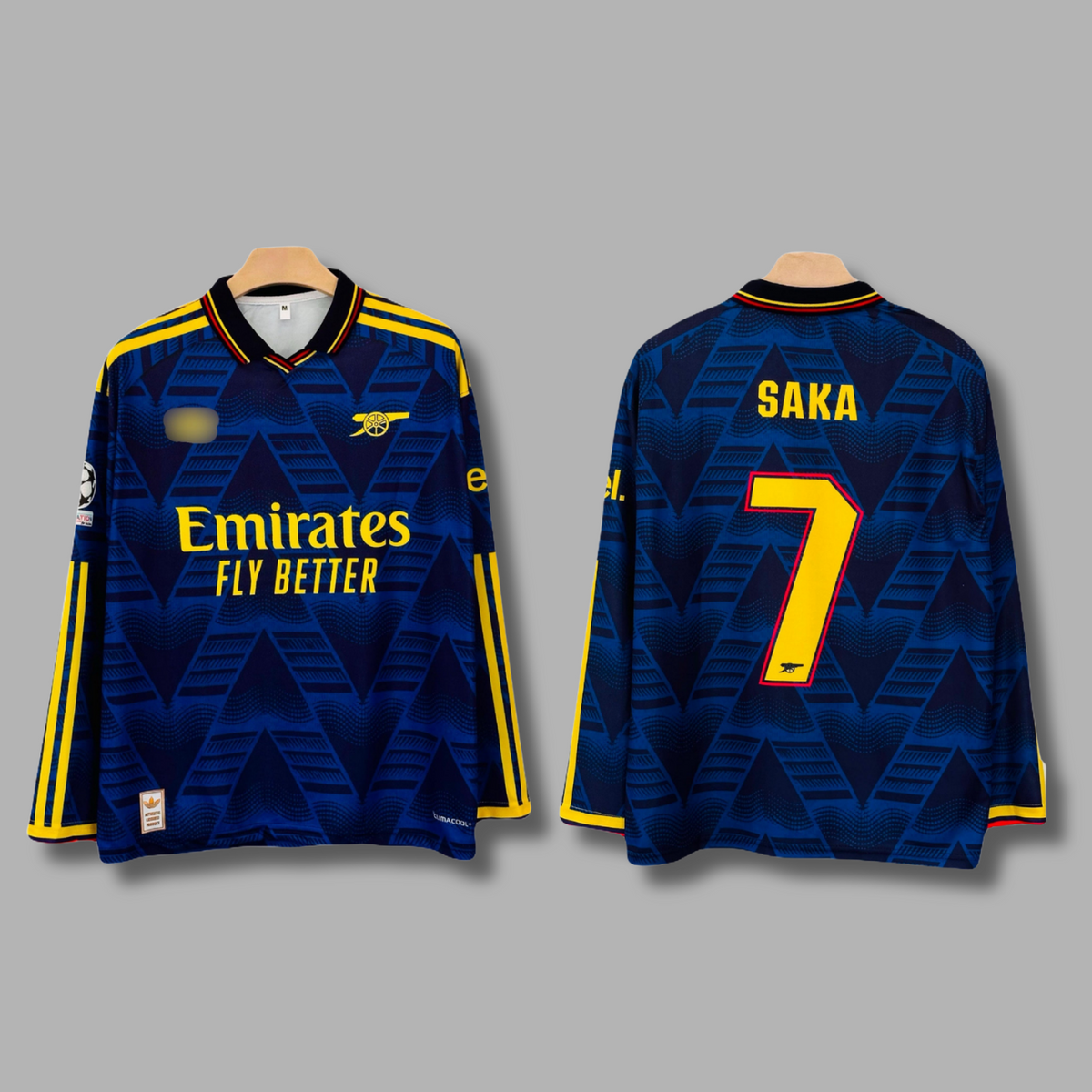 Saka Arsenal 2026/27 Third Kit  Full Sleeve Collar Jersey - P2538 | Jersey Kada
