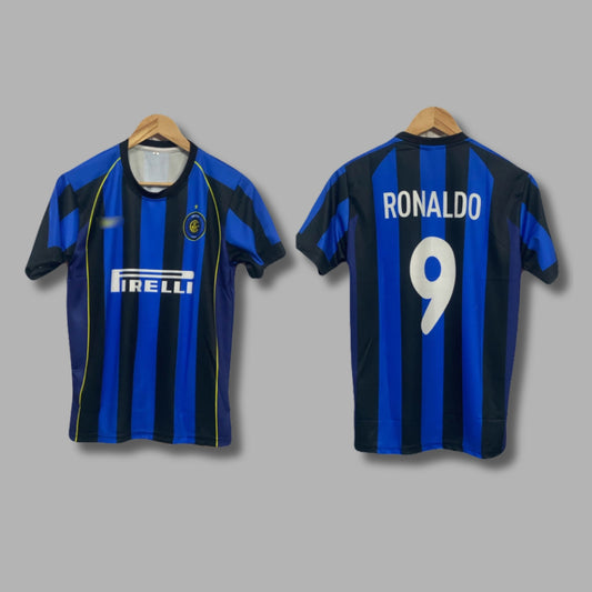 Inter Milan 2002 Home Ronaldo Nazario Half Sleeve Sublimation | Jersey Kada