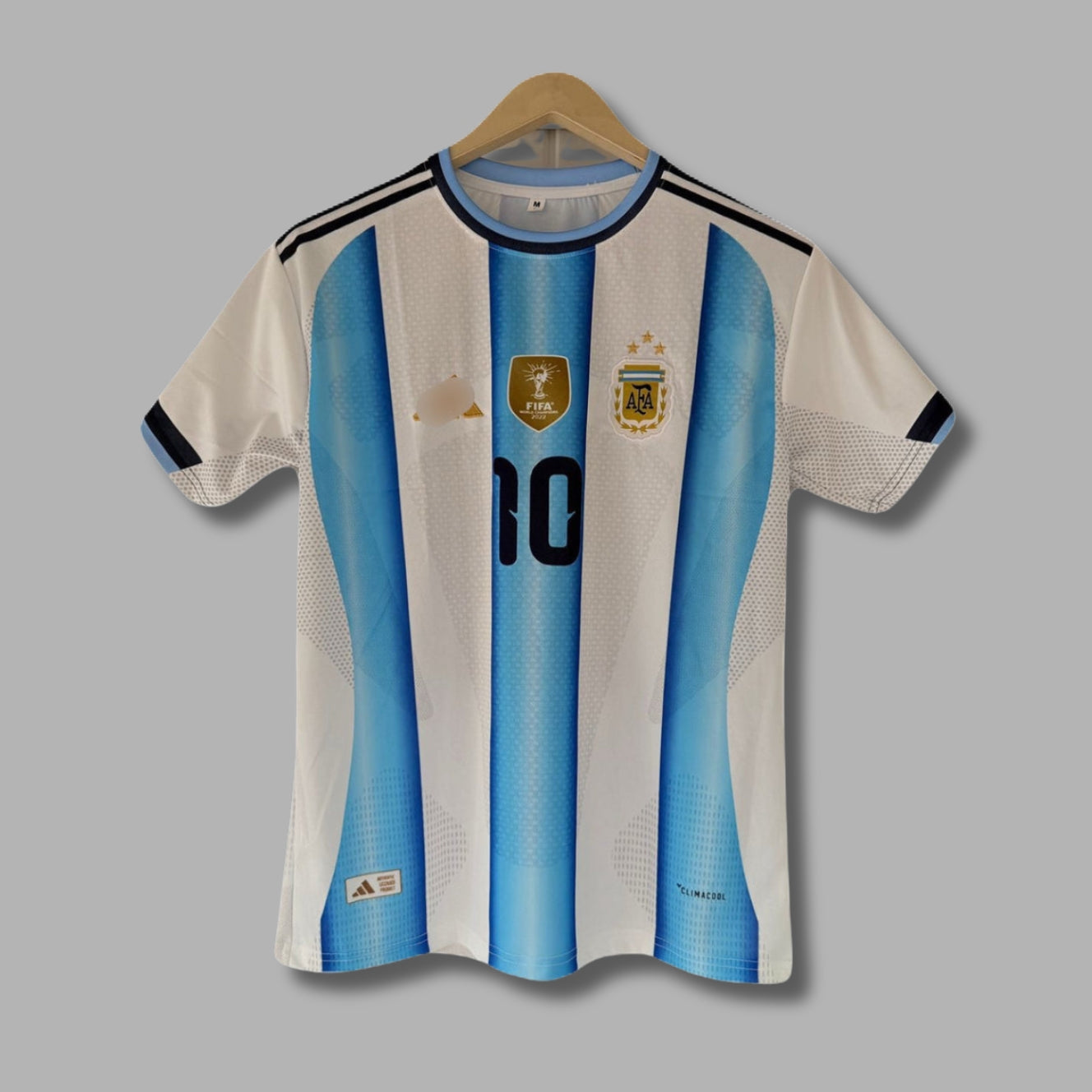 Argentina 2026 WorldCup Messi Half Sleeve Embroidery | Jersey Kada