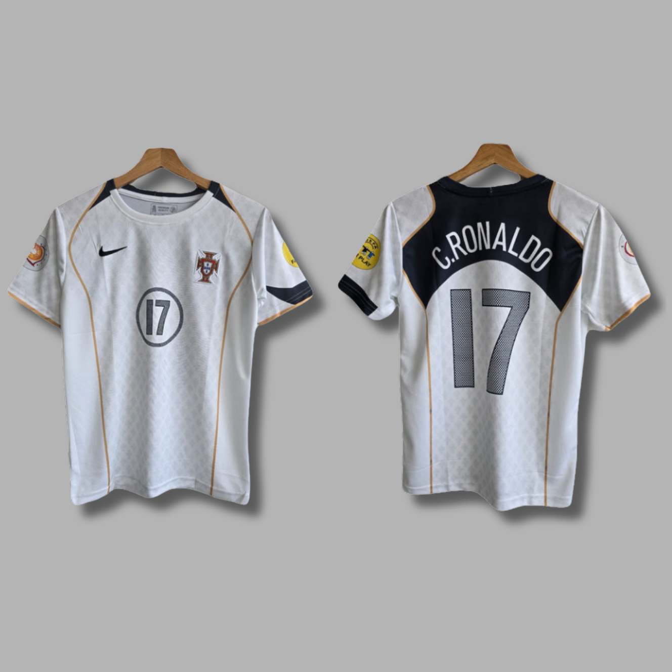 Ronaldo Portugal 2006 Away Half Sleeve Embroidery | Jersey Kada
