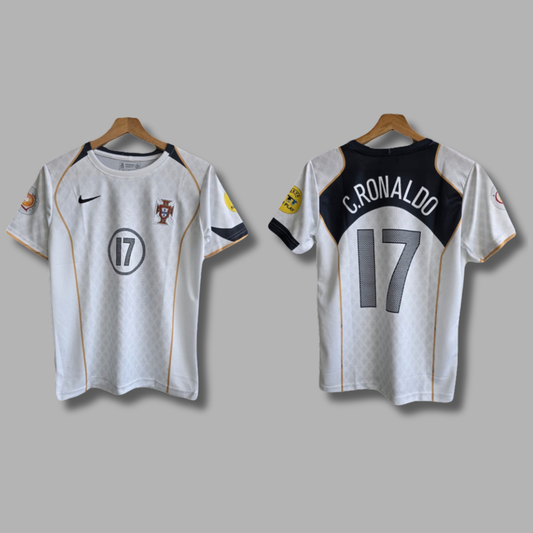 Ronaldo Portugal 2006 Away Half Sleeve Embroidery | Jersey Kada