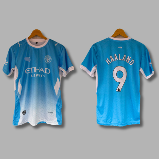 Haaland Manchester City Home 2026/27 Half Sleeve Sublimation - P2370 | Jersey Kada