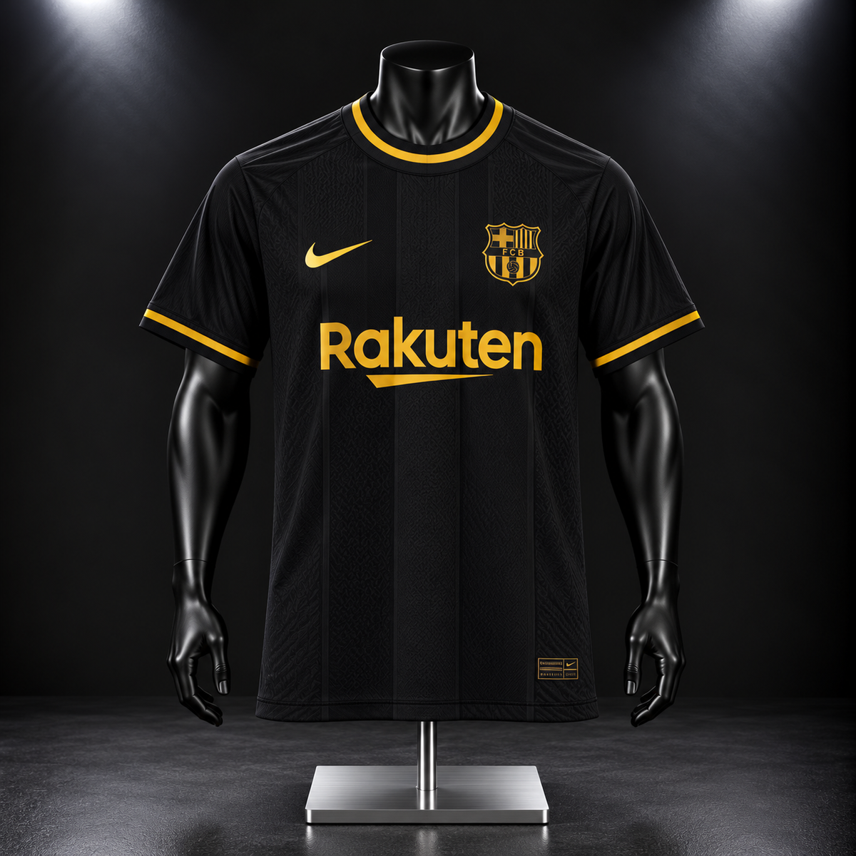 Barcelona 2020-21 Away kit Messi Half sleeve - P355 | Jersey Kada