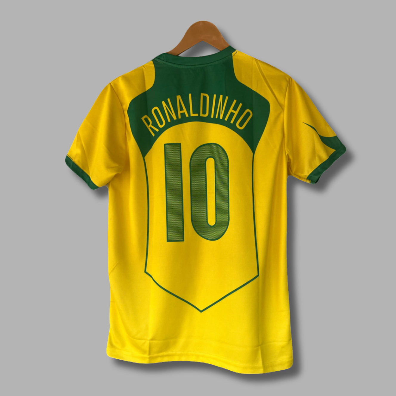 Ronaldinho Brazil 2002 Home Half Sleeve Sublimation - P2285 | Jersey Kada