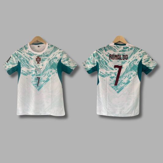 Portugal 2026 Ronaldo worldcup Away Half Sleeve Embroidery P1758 | Jersey Kada