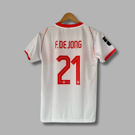Netherland 2026 Worldcup Away  Dejong Half Sleeve Sublimation P1547| Jersey Kada