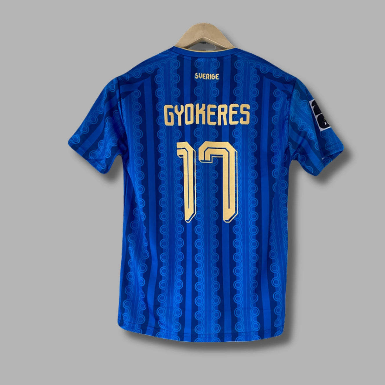 Sweden 2026 WorldCup Gyokeres  Home Kit Half Sleeve Sublimation | Jersey Kada