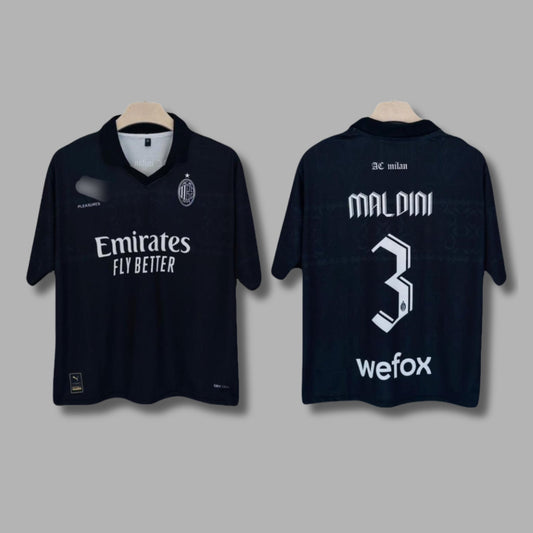Ac Milan 2023-24 Maldini Edition Five Sleeve Collar Sublimation P1264 | Jersey Kada