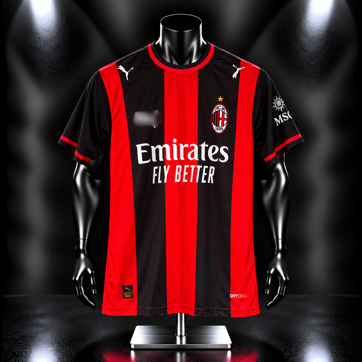 Rafaleao Ac Milan new season home kit Half sleeve embroidery jersey - P2144 | Jersey Kada