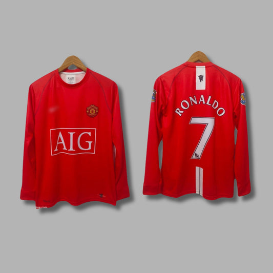 Man United 2008 Ronaldo Full Sleeve Embroidery | Jersey Kada