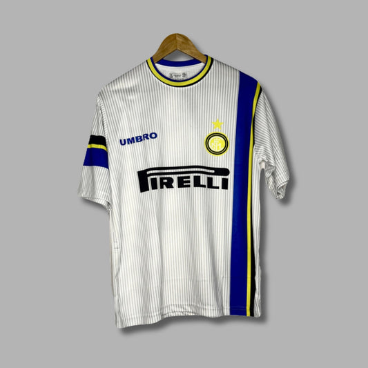 Inter Milan 1997-98 Home Kit Ronaldo Nazario Five Sleeve Sublimation -P716 | Jersey Kada