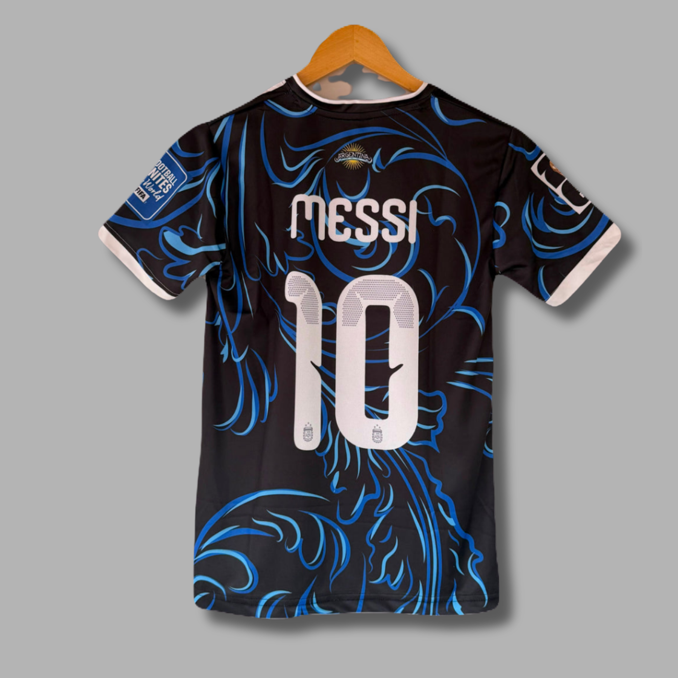 Messi Argentina 2026 WorldCup Away Half Sleeve Embroidery- P2430 | Jersey Kada